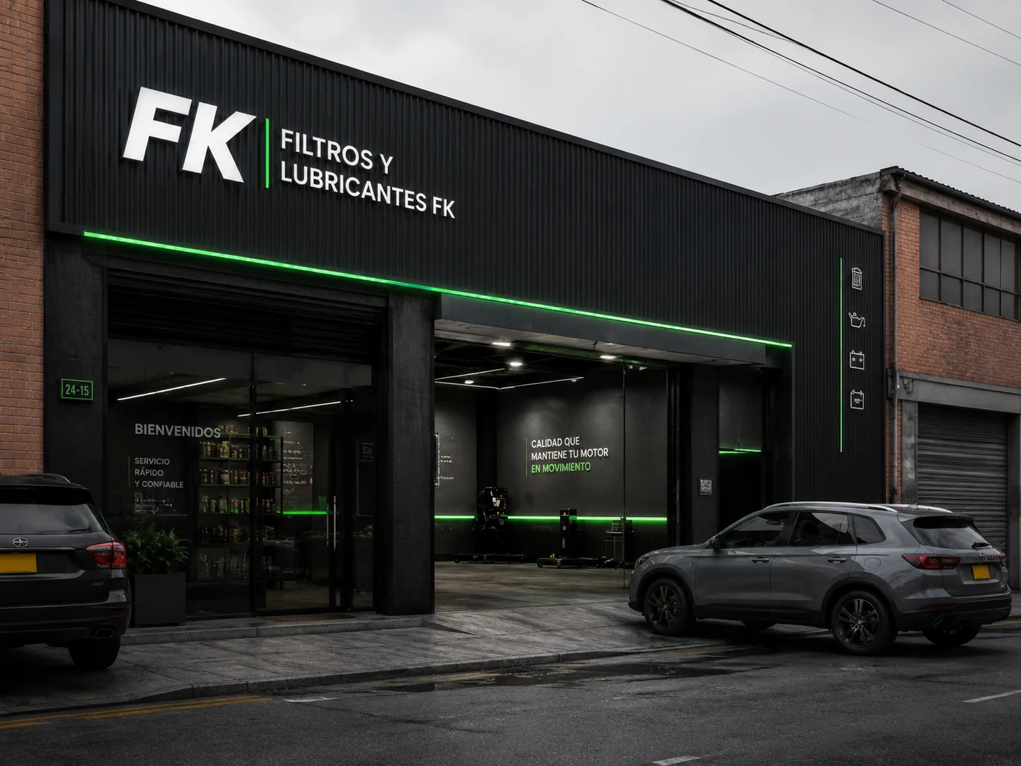 Lubricentro en Bogotá con diseño moderno